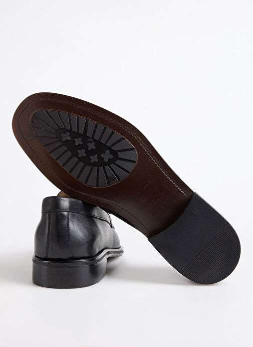 Fabrika Siyah Erkek Deri Klasik Ayakkabı KOST-SHINE - Görsel 7