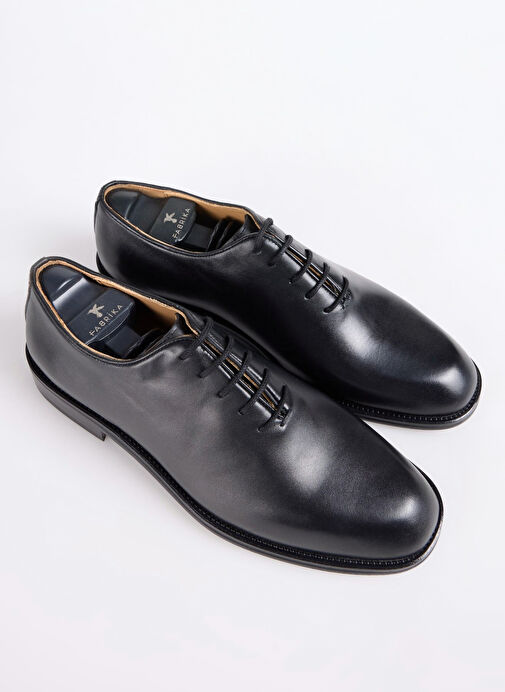 Fabrika Siyah Erkek Deri Klasik Ayakkabı KOST-ONICH - Görsel 4