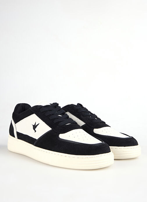 Fabrika Siyah Erkek Deri Sneaker NODDY-SEATON - Görsel 3