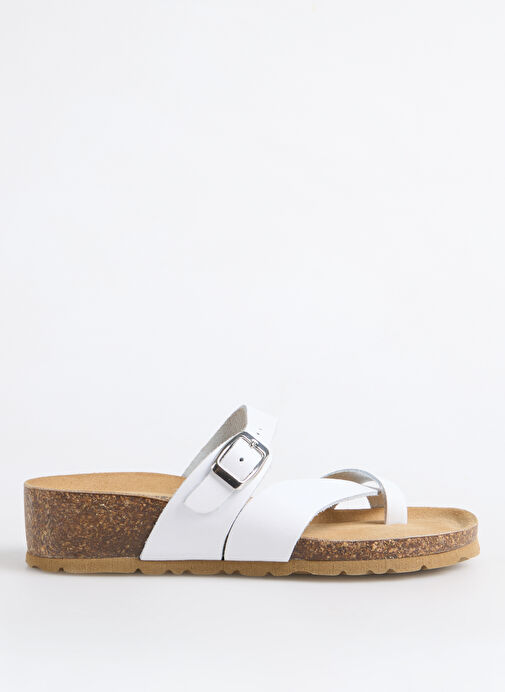 Più Natura Beyaz Kadın Terlik 12 A 456 - Görsel 2