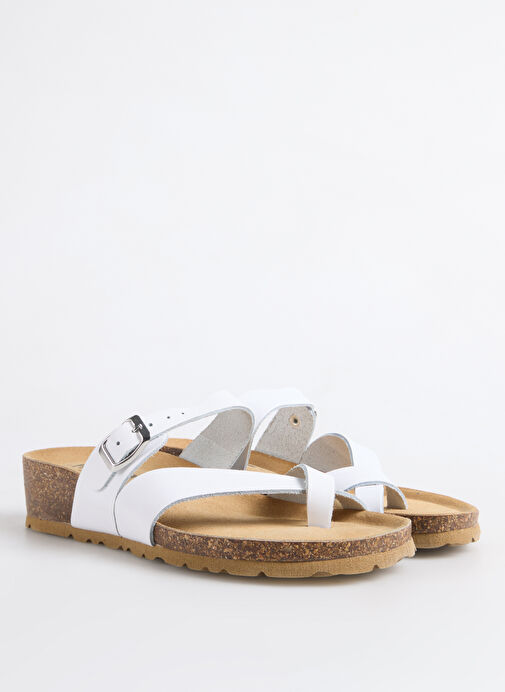 Più Natura Beyaz Kadın Terlik 12 A 456 - Görsel 3