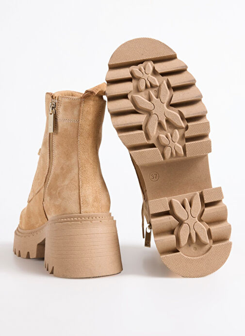 Fabrika Camel Kadın Deri Bot D-ELLERY-DEVIN - Görsel 5