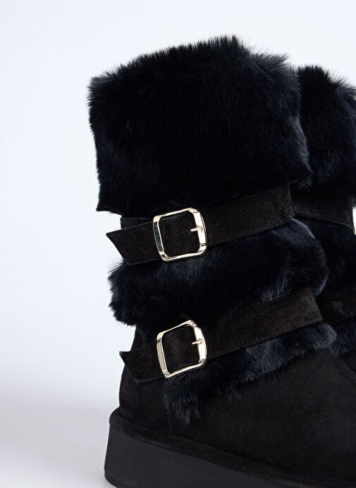 Fabrika Siyah Kadın Çizme D-NELL-FOMAX - Görsel 6