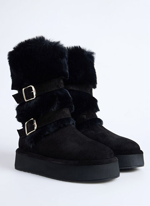 Fabrika Siyah Kadın Çizme D-NELL-FOMAX - Görsel 3