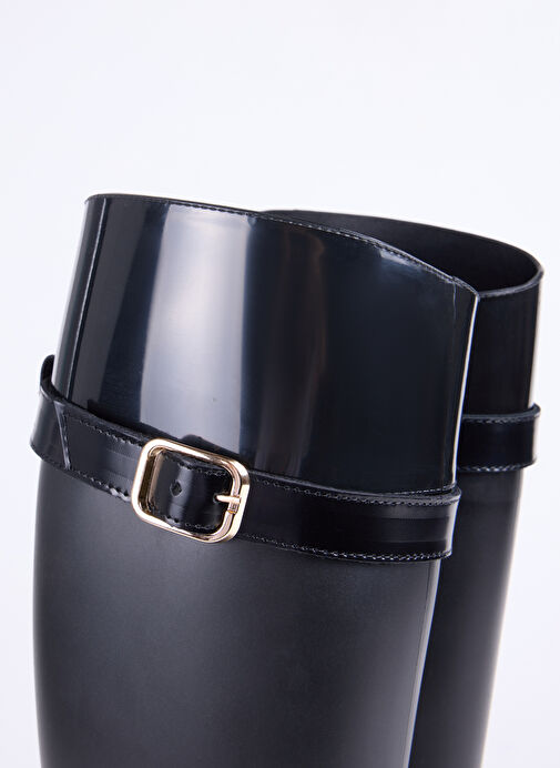 Fabrika Siyah Kadın Yağmur Botu KATHY-LARISA - Görsel 6