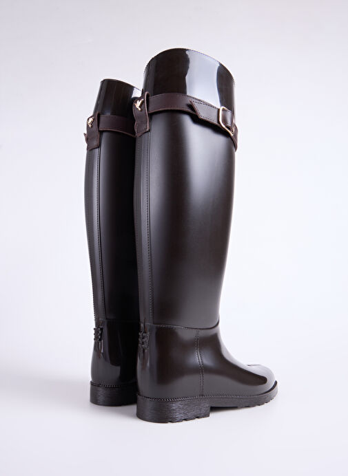 Fabrika Kahverengi Kadın Yağmur Botu KATHY-LARISA - Görsel 4