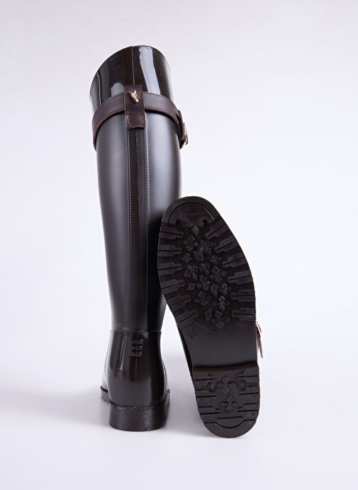 Fabrika Kahverengi Kadın Yağmur Botu KATHY-LARISA - Görsel 5