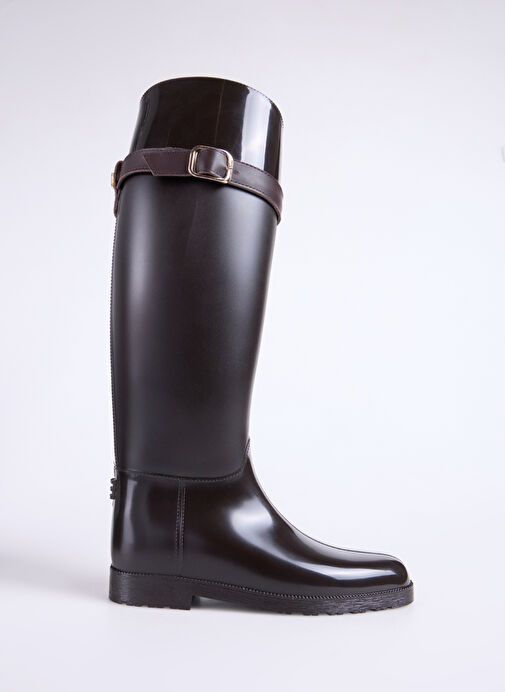 Fabrika Kahverengi Kadın Yağmur Botu KATHY-LARISA - Görsel 2