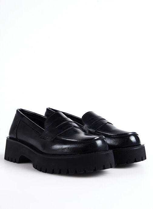 Fabrika Siyah Kadın Loafer MAE-BELINDA - Görsel 3