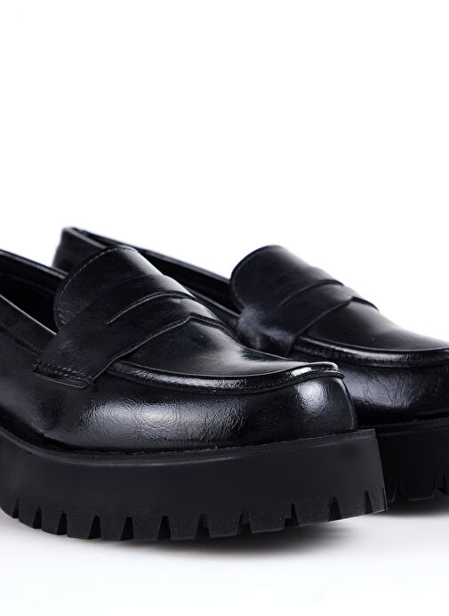 Fabrika Siyah Kadın Loafer MAE-BELINDA - Görsel 6