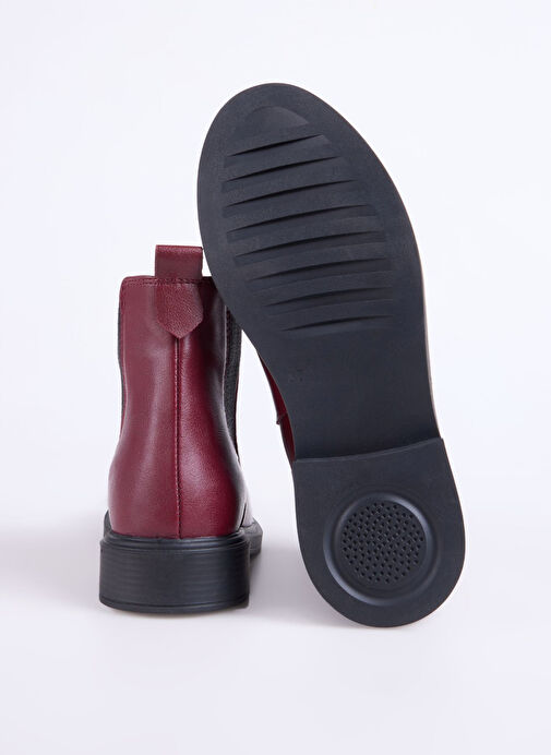 Fabrika Bordo Kadın Bot FALLON-BARREN - Görsel 5
