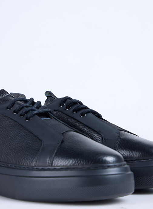 F By Fabrika Siyah Erkek Deri Günlük Ayakkabı DUNCA - Görsel 6