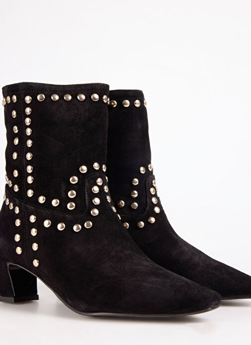 Vince Camuto Siyah Kadın Deri Topuklu Bot CALOA-BURGEO - Görsel 6