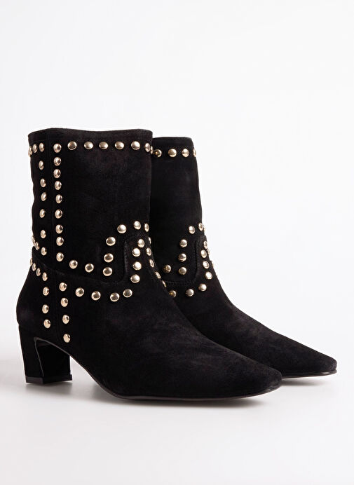 Vince Camuto Siyah Kadın Deri Topuklu Bot CALOA-BURGEO - Görsel 3