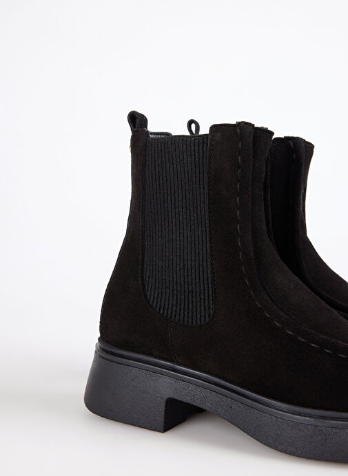 Fabrika Siyah Kadın Deri Bot D-MUDDY-CAMEO - Görsel 6