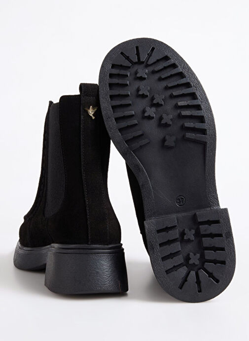 Fabrika Siyah Kadın Deri Bot D-MUDDY-CAMEO - Görsel 5
