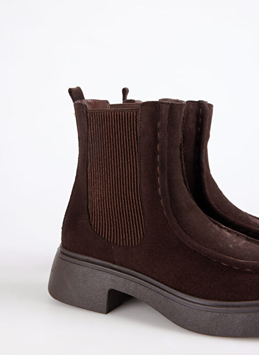 Fabrika Kahverengi Kadın Deri Bot D-MUDDY-CAMEO - Görsel 6