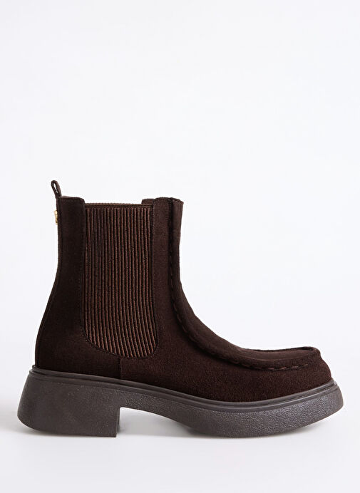 Fabrika Kahverengi Kadın Deri Bot D-MUDDY-CAMEO - Görsel 2