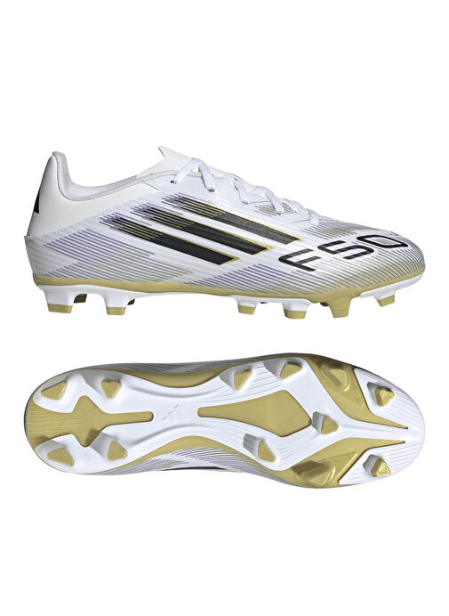 adidas JI0046 F50 CLUB FG/MG Beyaz Erkek Futbol Ayakkabısı - Görsel 10