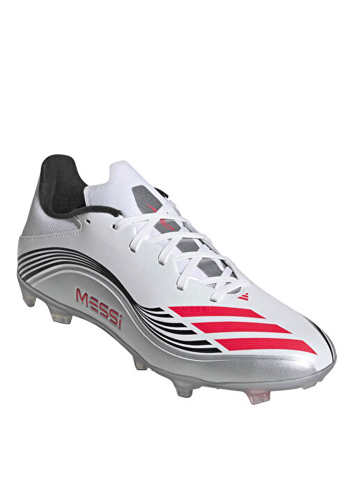 Adidas JP7446 F50 MESSI LEAGUE FG/MG Beyaz Erkek Futbol Ayakkabısı - Görsel 4