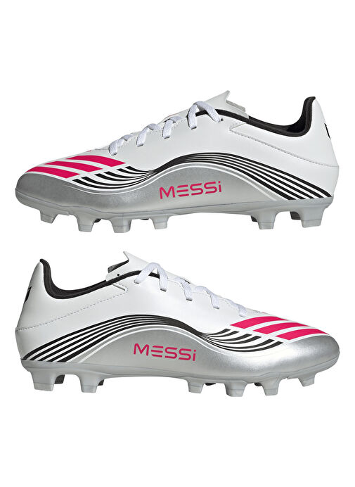 Adidas JP7443 F50 MESSI CLUB FG/MG Beyaz Erkek Futbol Ayakkabısı - Görsel 10