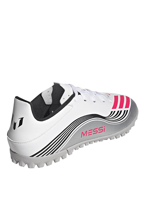 Adidas JP7445 F50 MESSI CLUB TF Beyaz Erkek Futbol Ayakkabısı - Görsel 5