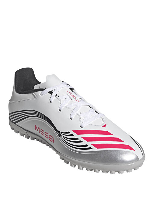 Adidas JP7445 F50 MESSI CLUB TF Beyaz Erkek Futbol Ayakkabısı - Görsel 4