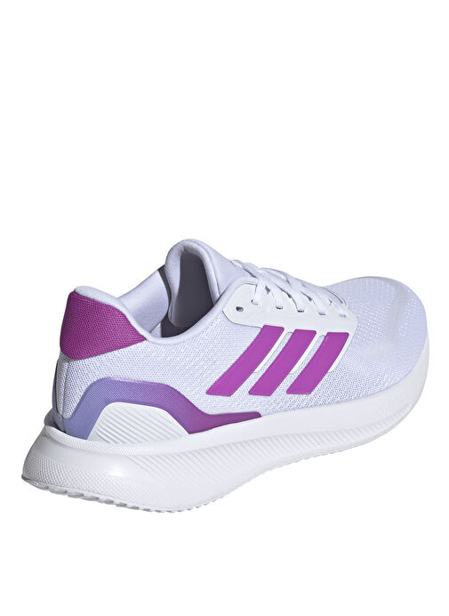 Adidas JR3089 RUNFALCON 5 W Beyaz Kadın Koşu Ayakkabısı - Görsel 5