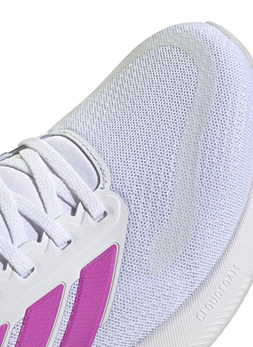 Adidas JR3089 RUNFALCON 5 W Beyaz Kadın Koşu Ayakkabısı - Görsel 6