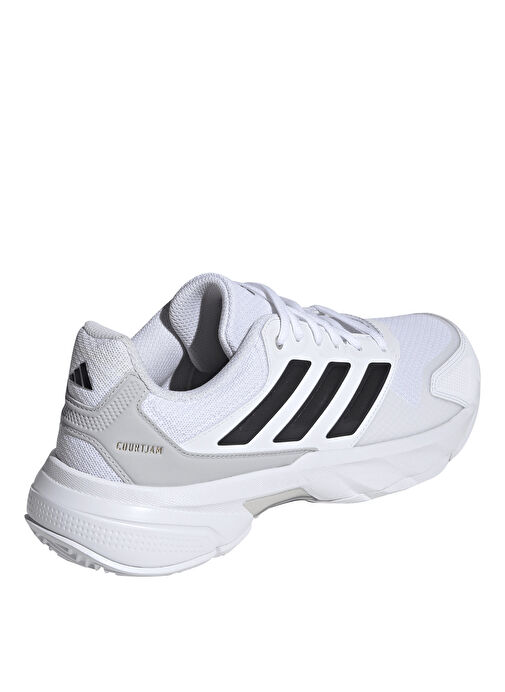 adidas IF7888 CourtJam Control 3 M Beyaz Erkek Tenis Ayakkabısı - Görsel 5