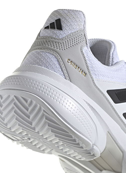 adidas IF7888 CourtJam Control 3 M Beyaz Erkek Tenis Ayakkabısı - Görsel 7