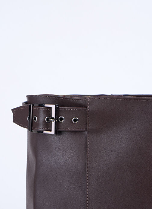 Fabrika Kahverengi Kadın Çizme FALLON-CHEN - Görsel 6