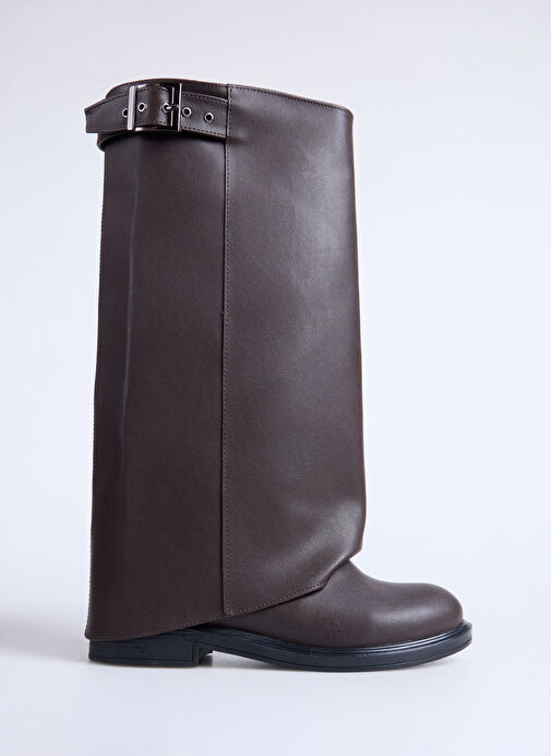 Fabrika Kahverengi Kadın Çizme FALLON-CHEN - Görsel 2