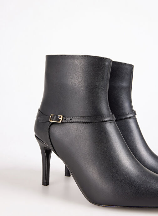Fabrika Siyah Kadın Topuklu Bot CORIA-COPPET - Görsel 6