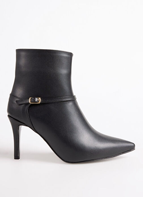 Fabrika Siyah Kadın Topuklu Bot CORIA-COPPET - Görsel 2