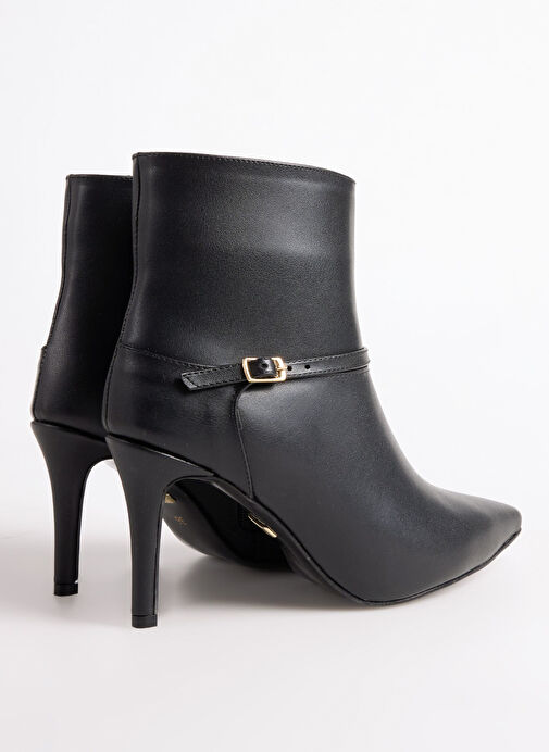 Fabrika Siyah Kadın Topuklu Bot CORIA-COPPET - Görsel 4