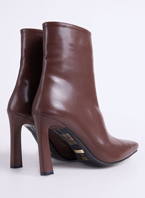 Fabrika Kahverengi Kadın Topuklu Bot CODROY-COAL - Görsel 5
