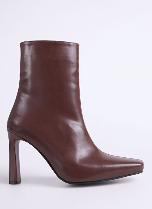 Fabrika Kahverengi Kadın Topuklu Bot CODROY-COAL - Görsel 2