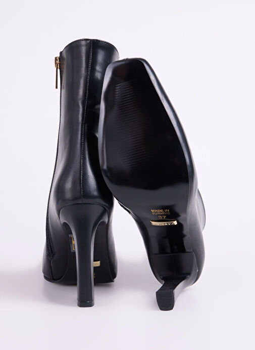 Fabrika Siyah Kadın Topuklu Bot CODROY-COAL - Görsel 5