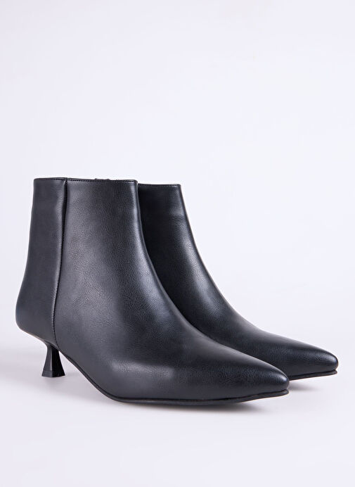 Fabrika Siyah Kadın Topuklu Bot KITTEN-CHARLEY - Görsel 4