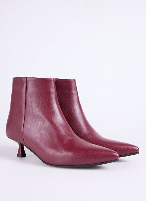 Fabrika Bordo Kadın Topuklu Bot KITTEN-CHARLEY - Görsel 3