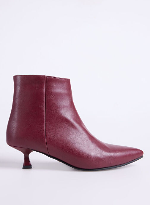 Fabrika Bordo Kadın Topuklu Bot KITTEN-CHARLEY - Görsel 2