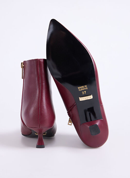 Fabrika Bordo Kadın Topuklu Bot KITTEN-CHARLEY - Görsel 5