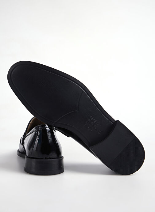 Fabrika Siyah Erkek Deri Klasik Ayakkabı NOVA-BOHER - Görsel 7