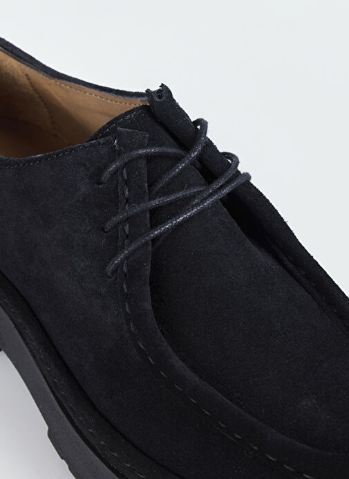 Fabrika Siyah Erkek Deri Günlük Ayakkabı AXEL-KAI - Görsel 8