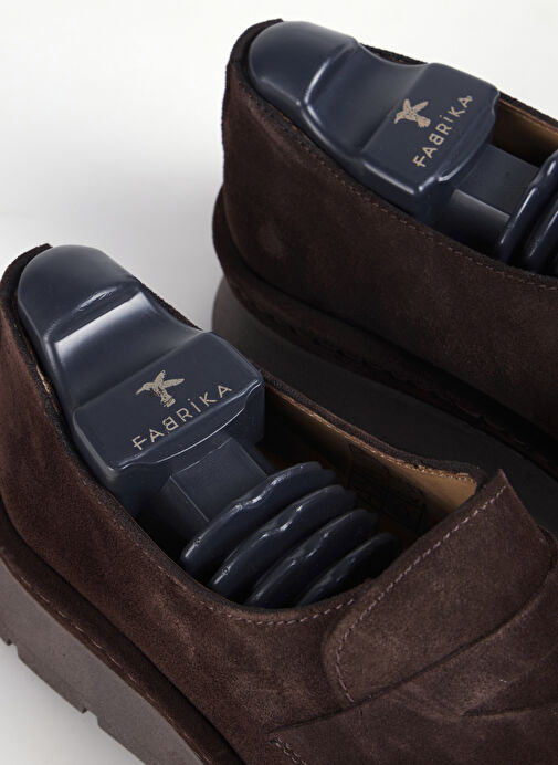 Fabrika Kahverengi Erkek Deri Günlük Ayakkabı AXEL-LUCA - Görsel 4