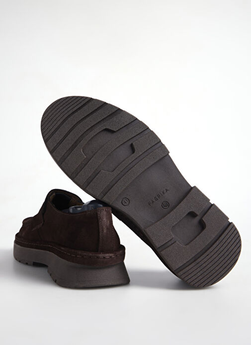 Fabrika Kahverengi Erkek Deri Günlük Ayakkabı AXEL-LUCA - Görsel 6