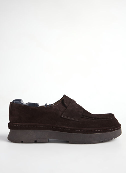 Fabrika Kahverengi Erkek Deri Günlük Ayakkabı AXEL-LUCA - Görsel 2