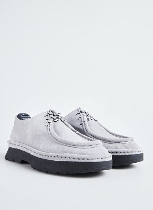 Fabrika Gri Erkek Deri Günlük Ayakkabı AXEL-KAI - Görsel 3