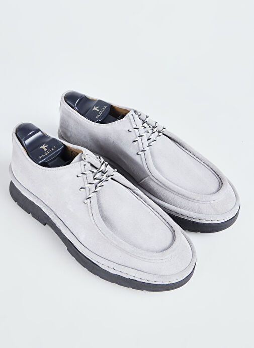 Fabrika Gri Erkek Deri Günlük Ayakkabı AXEL-KAI - Görsel 4